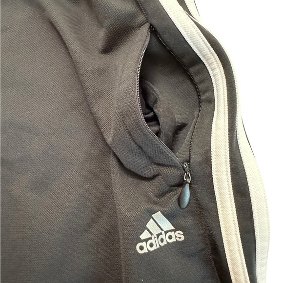 Adidas Men's Track Pants Black Sweat Pants Athletic Size L - Picture 8 of 17